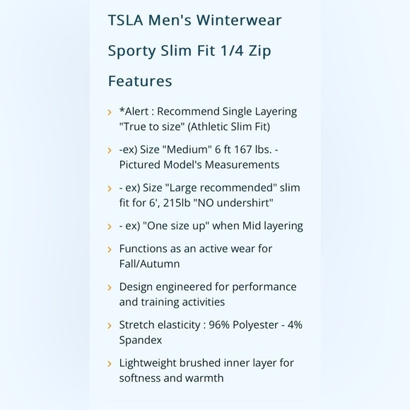 Men’s Tsla fleece lined quarter zip pullover. - Picture 10 of 11